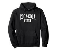Coca-Cola 1886 Varsity Style Classic Retro Logo Felpa con Cappuccio