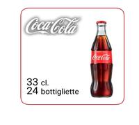 COCA-COLA 24 BOTTIGLIE IN VETRO DA 33 OCA COLA