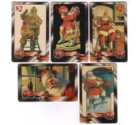 Coca-Cola '96 Babbo Natale Gruppo Di 5 Diverse Coke Carte #16-20 48 Telefono