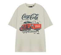 Coca-Cola A Merry Christmas Maglietta Maniche Corte Donna (NS9643)