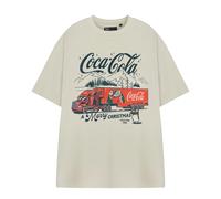 Coca-Cola A Merry Christmas Maglietta Maniche Corte Donna (NS9703)