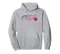 Coca-Cola American Flag Cherry Coke Logo Fill Felpa con Cappuccio