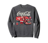 Coca Cola Babbo Natale Camion Natale Retro Felpa