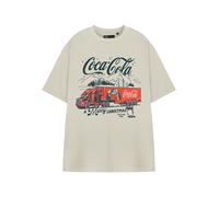 Coca Cola Beige A Merry Christmas T-shirt a maniche corte Donne