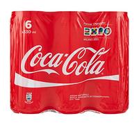 Coca-Cola Original Taste, Tutto il Gusto Originale di Coca-Cola, Lattina 100% riciclabile - 6 Lattine da 330 ml