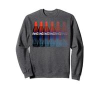 Coca-Cola Bottle Repeating Fade Graphic Sweatshirt Felpa