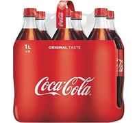 Coca Cola Cappello, confezione da 6 (6 x 1 l) (senza deposito, consegna solo in Austria)