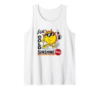 Coca-Cola Cartoon Ice Cold Sunshine Summer Drink Poster Canotta