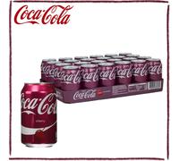 Coca Cola Cherry Bevanda Analcolica Gassata Gusto Ciliegia in Lattina 24x330ml
