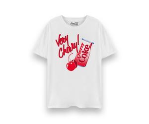 Coca Cola Cherry Coke Bianco Very Cherry T-shirt a maniche corte Donne