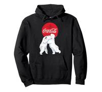 Coca-Cola Christmas Polar Bears Classic Logo Felpa con Cappuccio