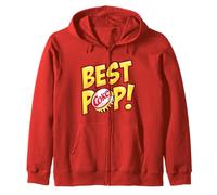 Coca-Cola Classic Best Pop! cap Vintage Big Chest Text Logo Felpa con Cappuccio