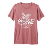 Coca-Cola Classic Eagle Always Banner Atlanta GA Since 1886 Maglietta Premium