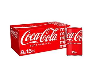 Coca Cola Coca-Cola Box 15cl x 8 Slim Mini Frigorifero Pack - 8 mini lattine 15cl