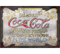 Coca Cola Coca Cola Ispirato Vintage Retro Man Cave Bar Pub Capannone Novità Regalo Alluminio Metallo Tin Decorazione Da Parete Targa