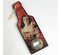 Coca-Cola Coke Apribottiglie USA Forma Di Bottiglia Tagliere In Legno