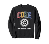 Coca-Cola Coke It's The Real Thing Genuine & Authentic Logo Felpa