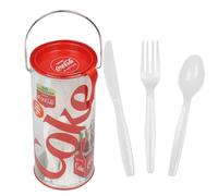 Coca-Cola Coke Posate Lattina Scatola Supporto Porta USA Utensile Container