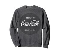 Coca-Cola Delicious Refreshing Op Art Graphic Sweatshirt Felpa