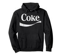 Coca-Cola Distressed Original Logo Felpa con Cappuccio