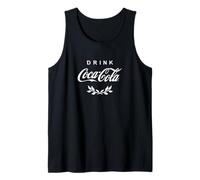 Coca-Cola Drink Classic Greek Crest Official Logo Canotta
