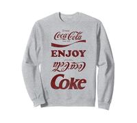 Coca-Cola Enjoy Upside Down Text Stack Felpa