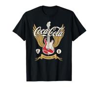 Coca-Cola Festival '86 Winged Guitar Vintage Logo Maglietta