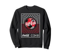 Coca-Cola Football Soccer Goal in Net Geometric Pattern Felpa