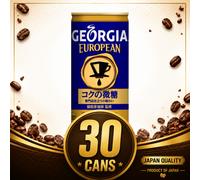 Coca-Cola Georgia Lattina Caffè 185m x 30 Giappone Emerald Mountain Nero EUROPA
