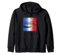 Coca-Cola Gradient American Flag Poster Felpa con Cappuccio