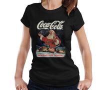 Coca-Cola Holidays Are Coming Maglietta Babbo Natale Adulto Unisex (PN1077)