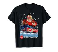Coca Cola Holidays Are Coming! Natale Babbo Natale Truck Maglietta