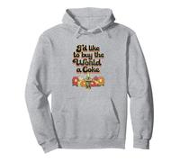 Coca-Cola I'd Like To Buy The World A Coke Floral 70's Felpa con Cappuccio