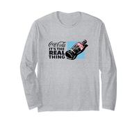 Coca-Cola It's The Real Thing Classic Retro Logo Maglia a Manica