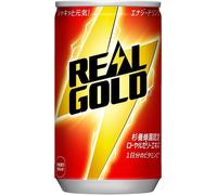 Coca Cola Japan REAL GOLD energy drink bibita gassata 160 ml 30 lattine NUOVO