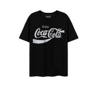 Coca-Cola Maglietta Logo Effetto Invecchiato Adulto Unisex (NS8191)