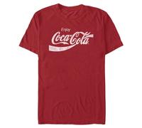 Coca-Cola Mens Coke Classic T Shirt, Cardinal, XL
