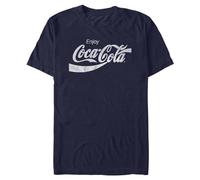Coca-Cola Mens Coke Classic T Shirt, Navy, M