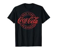 Coca-Cola New York Los Angeles Circle Logo Maglietta