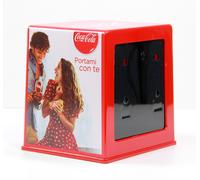 Coca Cola Original Red Metal Tissue Box Napkin Holder Tinplate 18cm