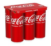 Coca-Cola Original Taste, Tutto il Gusto Originale di Coca-Cola, Lattina 100% riciclabile - 6 Lattine da 330 ml