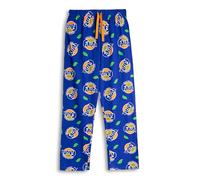 Coca-Cola Pantaloni da salotto Fanta da uomo con logo blu | Comodi pantaloni con coulisse per il relax | Stampa integrale in arancione e verde | Abbigliamento da salotto