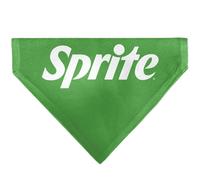 Coca-Cola Pet Bandana Sprite Text Logo Green White Slip On Collar Bandana Only