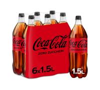COCA COLA ZERO BOTTIGLIE IN PLASTICA PET 4x 1,5 lt zero zuccheri - 4 Pezzi