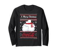 Coca-Cola Polar Bears A Merry Christmas Calls for Coca-Cola Maglia a Manica