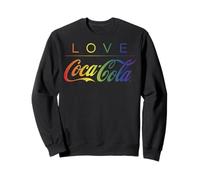 Coca-Cola Pride Love Rainbow Gradient Logo Felpa