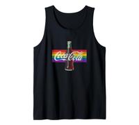 Coca-Cola Pride Rainbow Big Chest Distressed Classic Logo Canotta