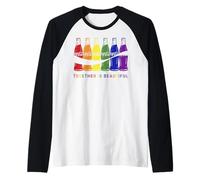 Coca-Cola Pride Together Is Beautiful Bottles Maglia con Maniche Raglan
