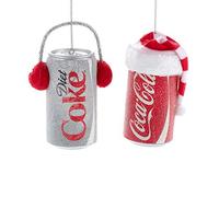 Coca-Cola PUÒ CON CAPPELLO & DIET COKE PUÒ ORNAMENTS CON PARAORECCHIE