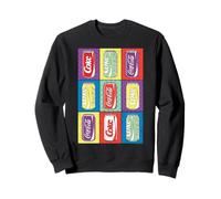 Coca-Cola Retro Pop Art Cans Vintage Graphic Sweatshirt Felpa